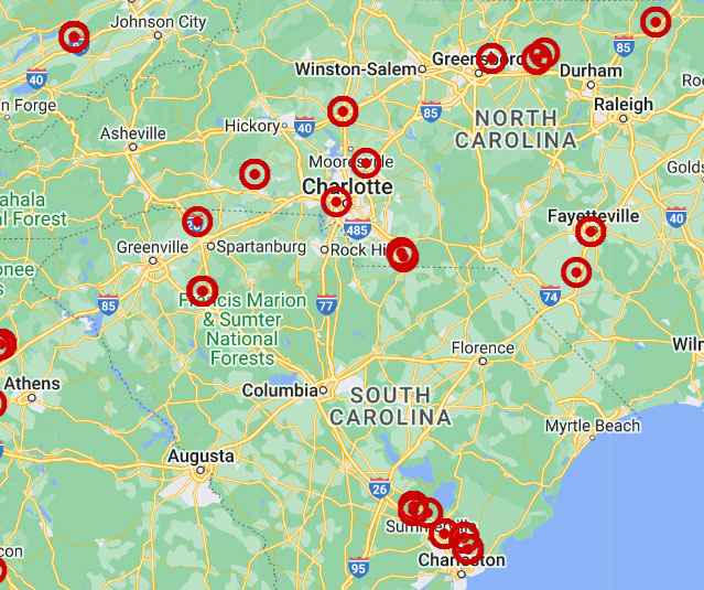 Target Distribution Center Locations Map - Kelci Melinda